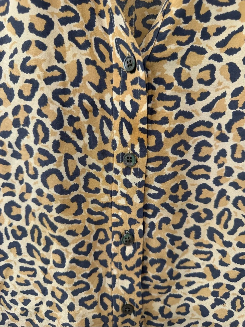 NWOT Equipment Lucinda Leopard Print Pure Silk Sleeveless Mini Dress - Picture 5 of 6